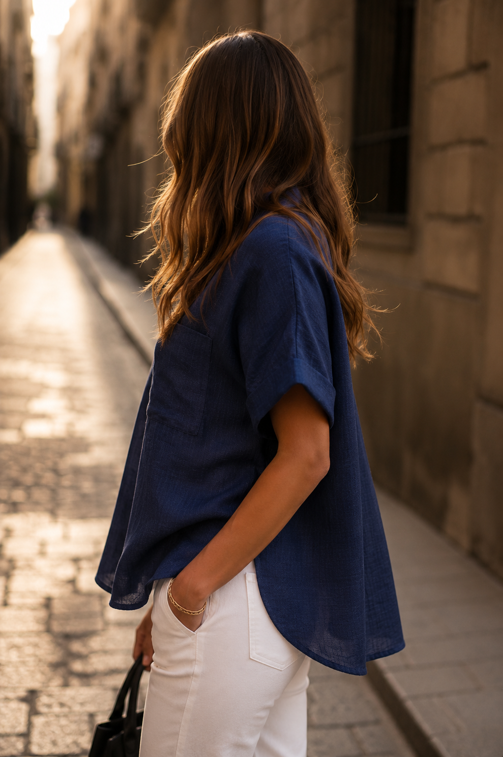 Camisa Oversize Lino