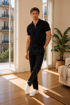 Polo Zip Elegante