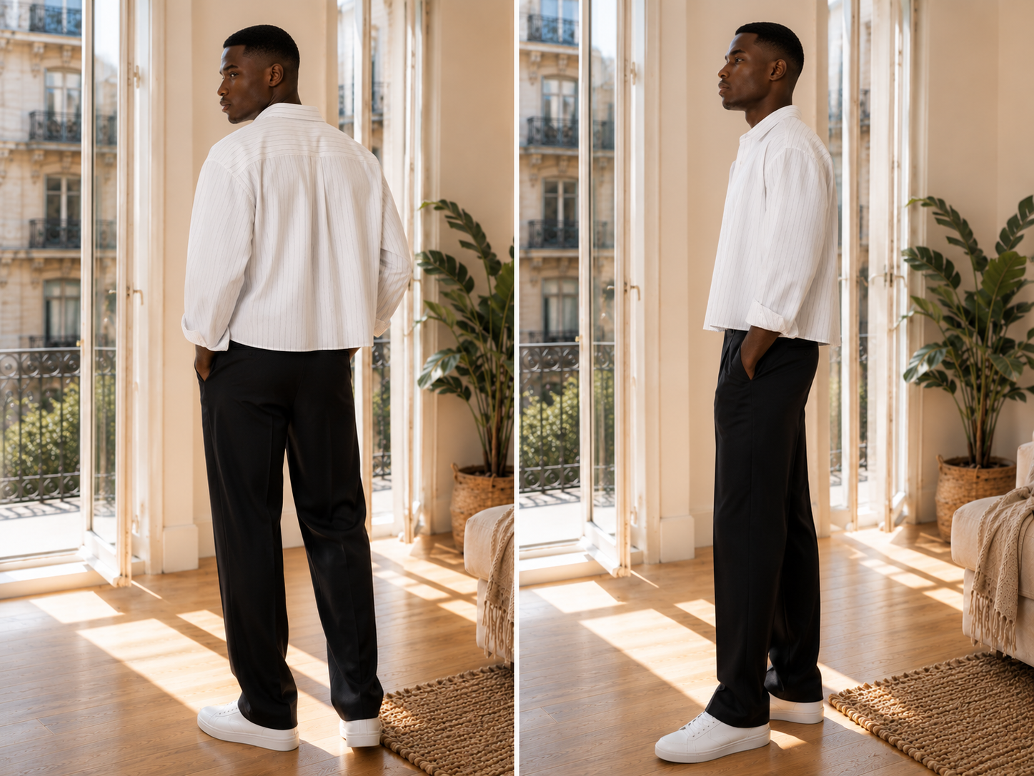 Luca | Camisa Oversize Cropped Premium