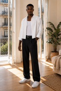 Luca | Camisa Oversize Cropped Premium