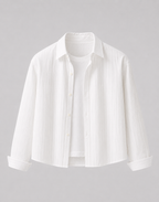 Camisa Oversize Cropped Premium